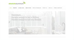 Desktop Screenshot of absolutealuminium.com